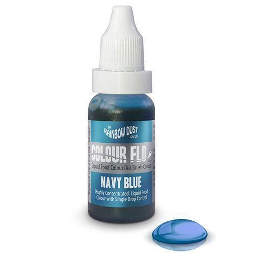 Airbrush Farve Blå 16 Ml – Perfekt til Kager og Slik