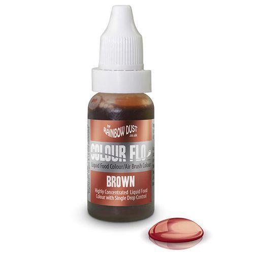 Airbrush Farve Brun - 16 Ml til Bagning og Slik
