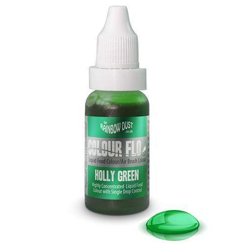 Airbrush Farve Grøn 16 Ml - Perfekt til Kager og Slik