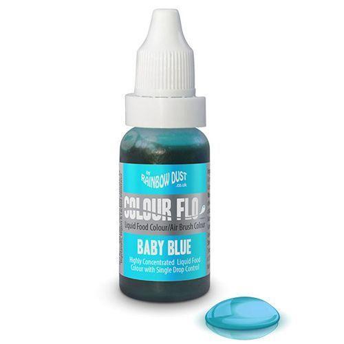 Lyseblå Airbrush Farve 16 Ml – Ideel til Kager og Slik