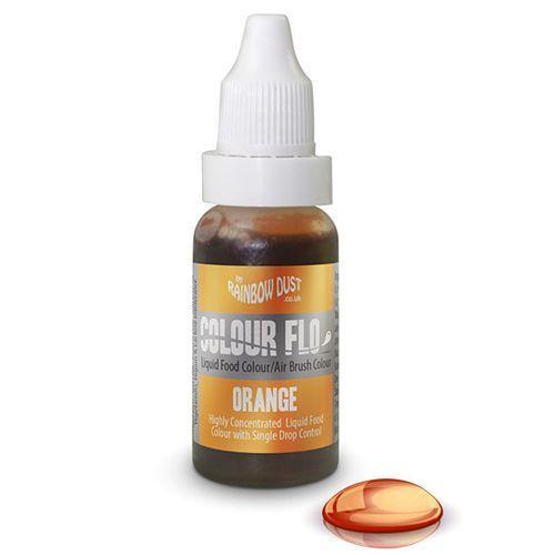Airbrush Farve Orange 16 Ml – Perfekt til Kager og Slik