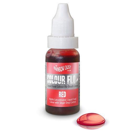 Rød Airbrush Farve 16 Ml – Ideel til Kager og Slik