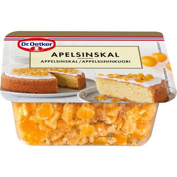 Hakket Appelsinskal 100 g - Frisk Citrus til Bagning