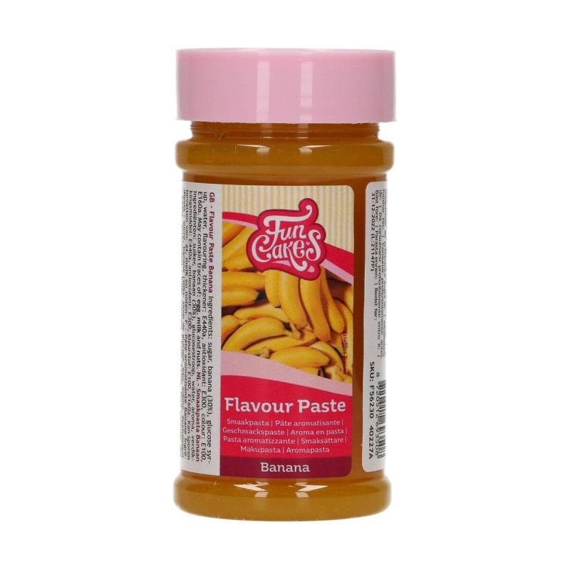 Aromapasta med Banan 120 G fra FunCakes - Søde Sager