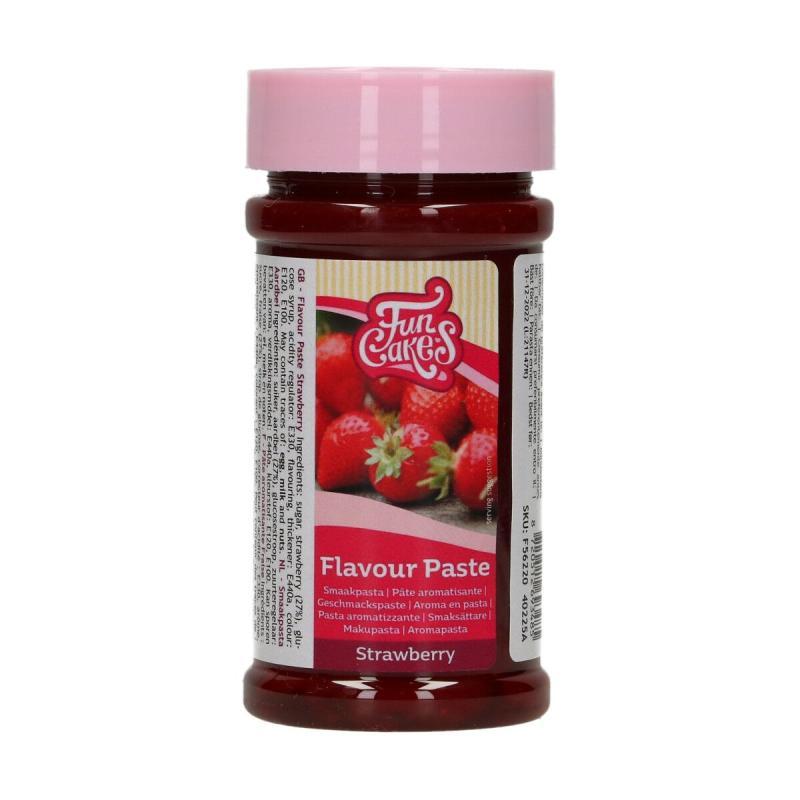Aromapasta med Jordbær 120 G fra FunCakes