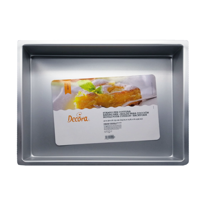 Rektangulær Bageform 30x40x7cm – Uundgåelig til Bagning!
