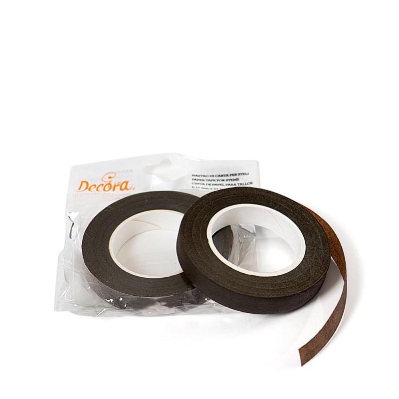 Brun Blomster Tape 12 mm x 27 m – Fantastisk tilbud!