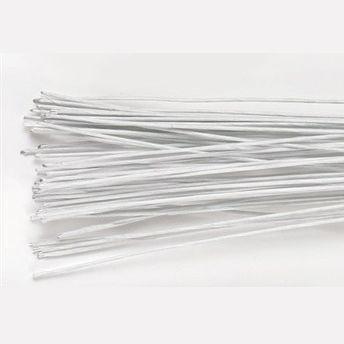 Hvid Blomstertråd Str. 20 - 20 Stk til Kreative Projekter