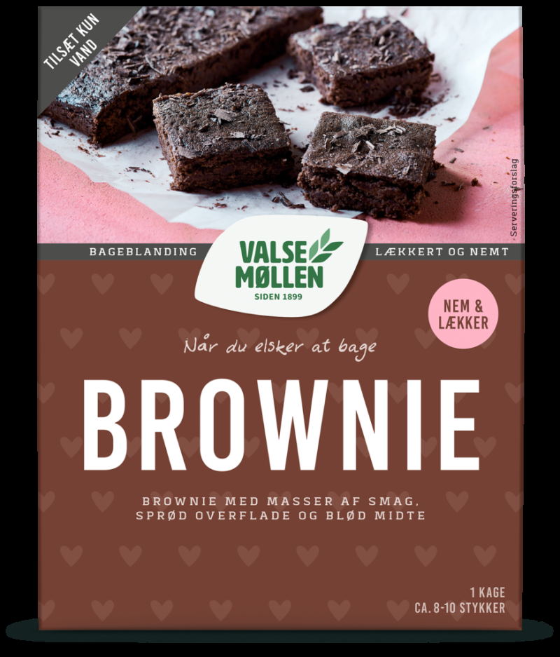 Brownie Mix fra Valsemøllen - Klar til Bagning!