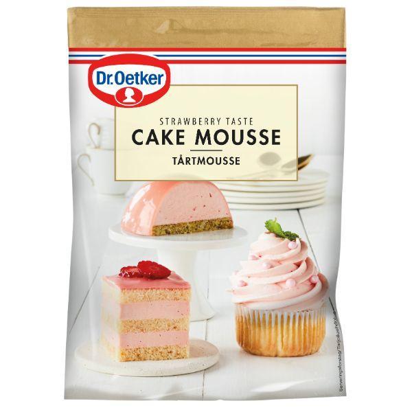 Jordbær Mousse 96 G fra Dr. Oetker - Hurtig Dessert!