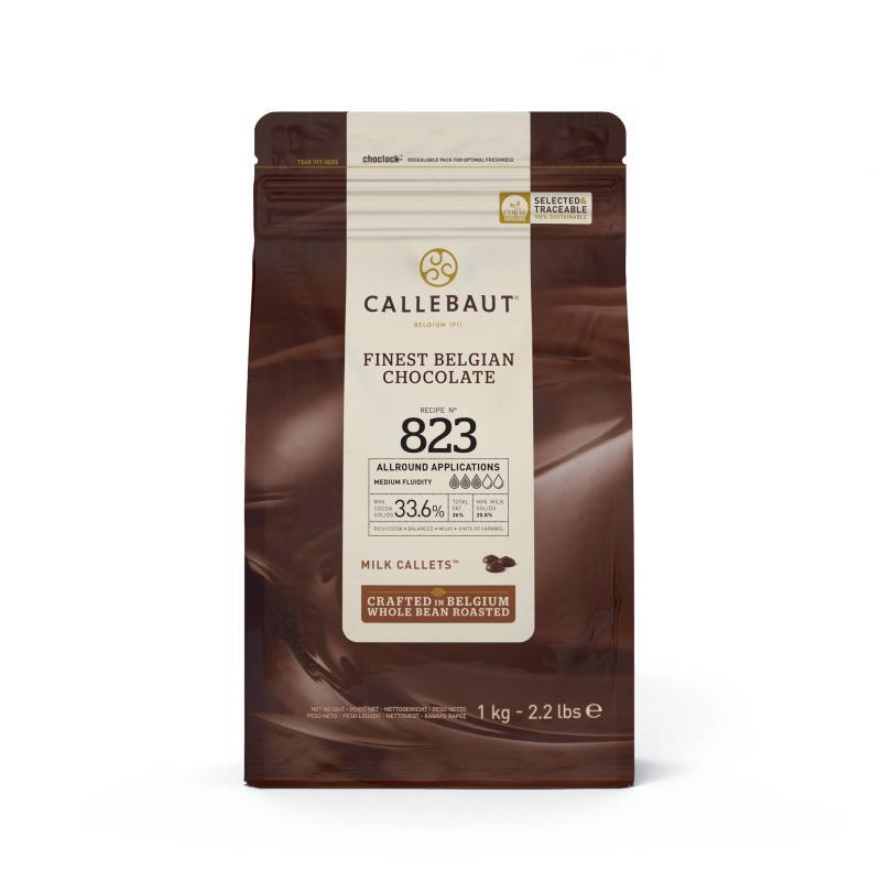 Callebaut Lys Chokolade Callets 1 Kg – Ideel til Bagning