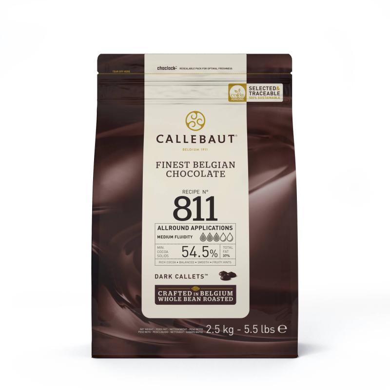 Callebaut Mørk Chokolade Callets 2,5 kg – Fantastisk tilbud!
