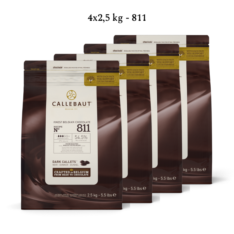 Callebaut Mørk Chokolade Callets 5 kg – Fantastisk tilbud!