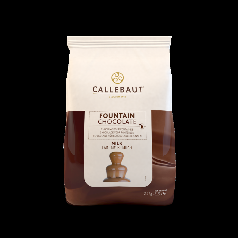 Callebaut Mælk Chokolade Fontæne 2,5 kg - Fantastisk Kvalitet!