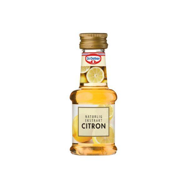 Citron Ekstrakt 38 Ml – Dr. Oetker Aroma til Bagning