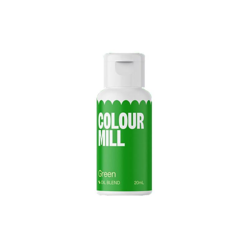 Colour Mill Grøn Oliefarve 20ml - Perfekt til Kager!
