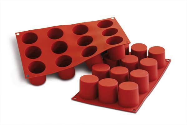 Silikoneform Cylinder Ø4 8 Cm - Perfekt til Bagning!