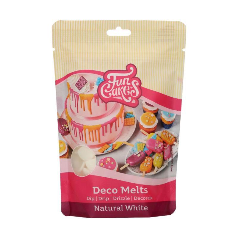 Deco Melts Natural Hvid 250 G - Halal-certificeret Chokolade