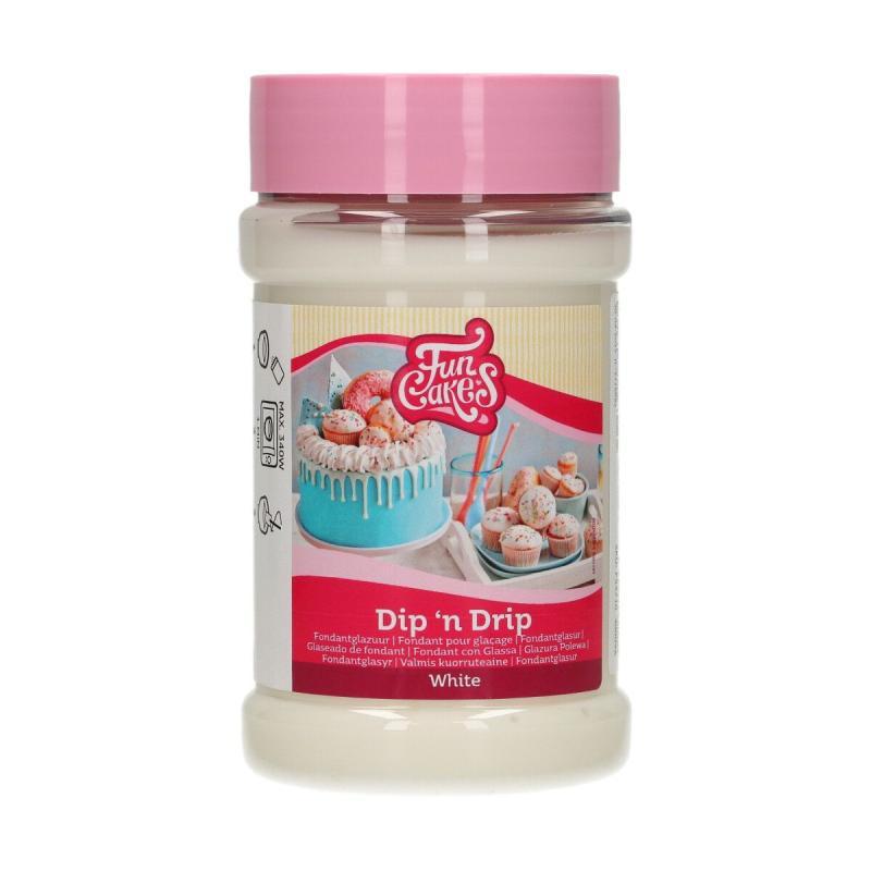 Dip 39 N Drip Hvid 375 G – Halal Glasur til Kager og Desserts