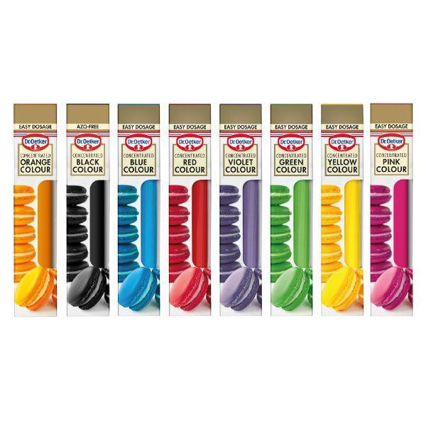 Dr. Oetker Gelfarver 8 Pak – Ideel til Bagning og Dekoration!