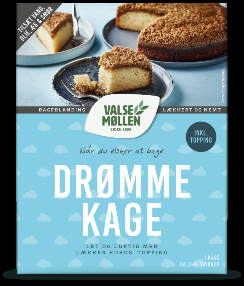 Drømmekage Mix fra Valsemøllen - Klar til Bagning!