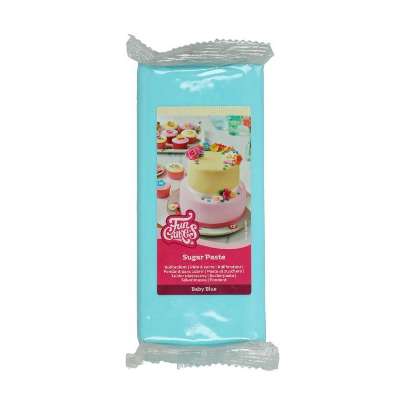 Fondant Baby Blå 1 Kg - Ideel til Kage Dekorationer