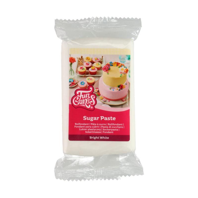 Fondant Lys Hvid 250 G - Ideel til Kage Dekorationer