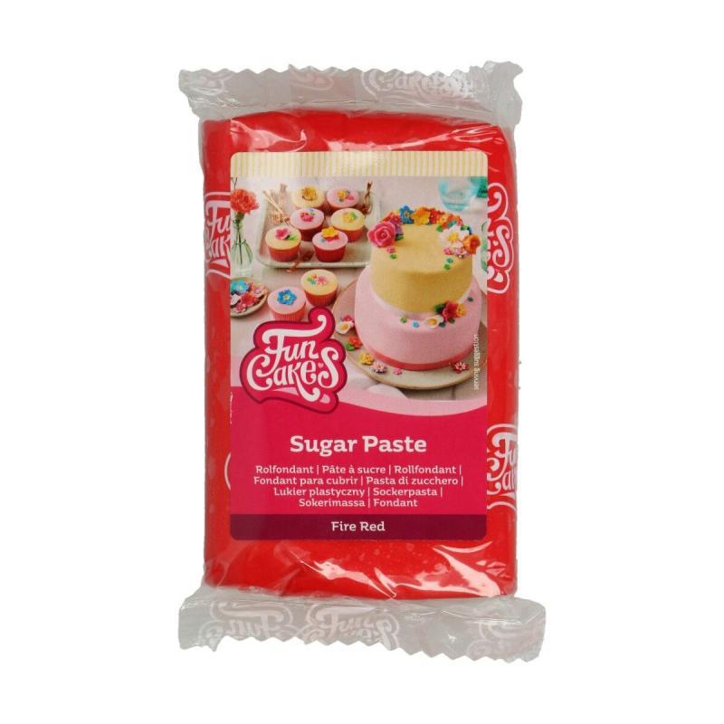 Fondant Rød 250 G - Perfekt til Kager og Søde Sager