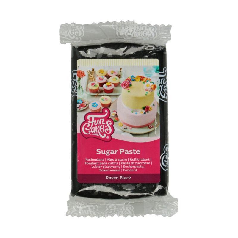 Fondant Raven Black 250 G – Ideel til kagedekoration!
