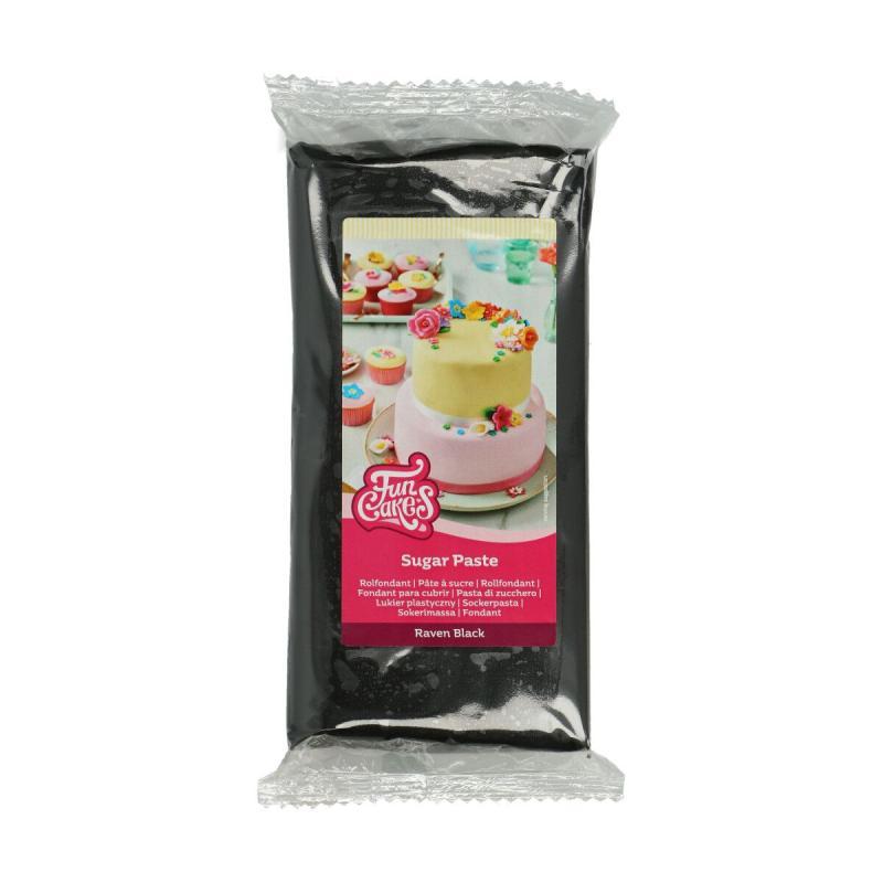 Fondant Raven Black 1 Kg - Ideel til Kager og Desserter