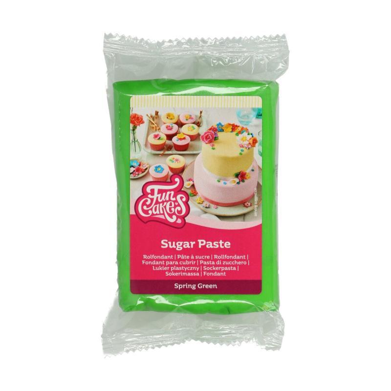 Forårsgrøn Fondant til Kager - 250 G til Dekoration