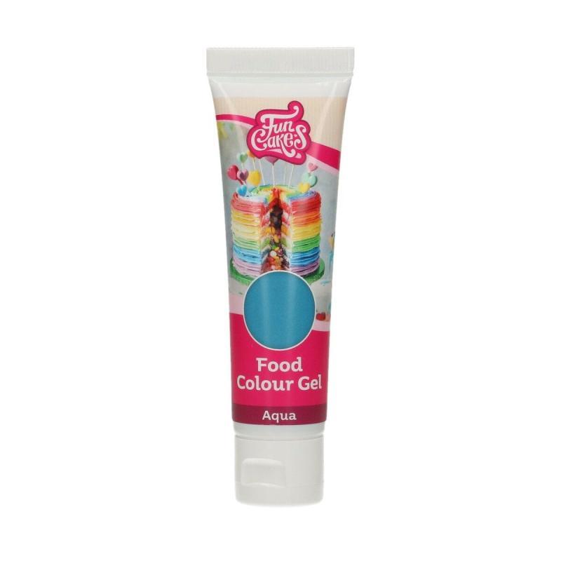 Madfarve Gel Aqua 30 G - Perfekt til Kager og Søde Sager