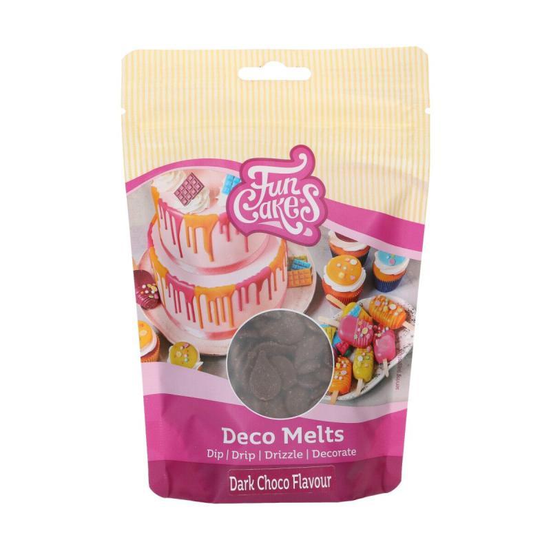 Funcakes Deco Melts Mørk Chokolade 250g - Fantastisk tilbud!