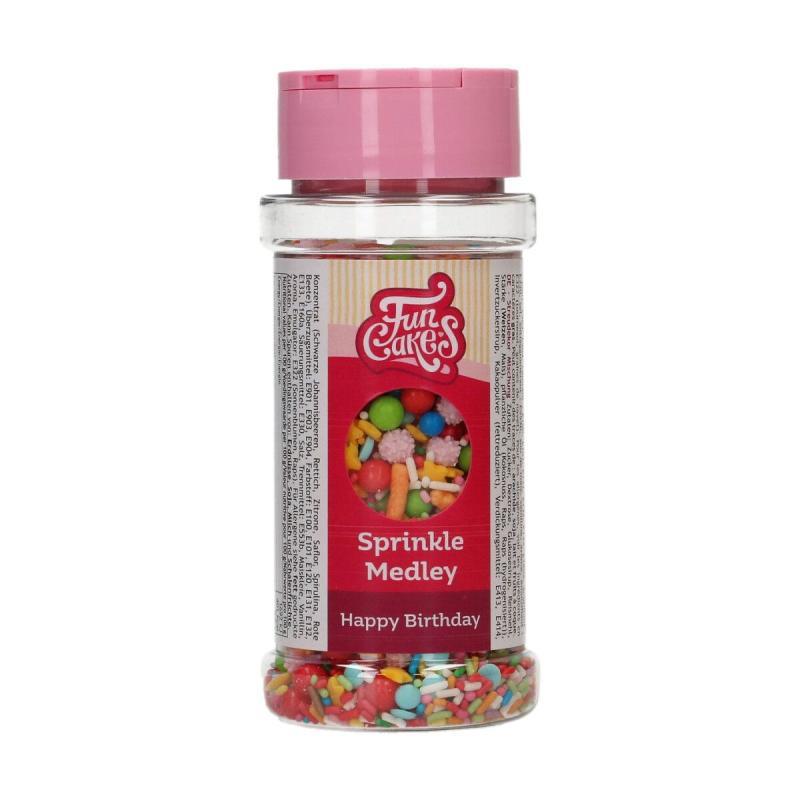 Funcakes Krymmel til Fødselsdag 65g - Festlig Dekoration