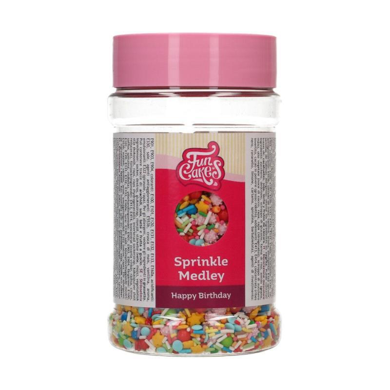 Funcakes Fødselsdagskrymmel 180g - Festlig Dekoration