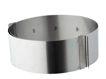 Justerbar Kagering 8cm - Perfekt til Desserter og Islagkager