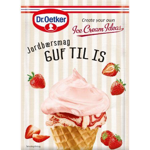 Jordbær Guf Til Is 150g fra Dr. Oetker - Uundgåelig Topping!