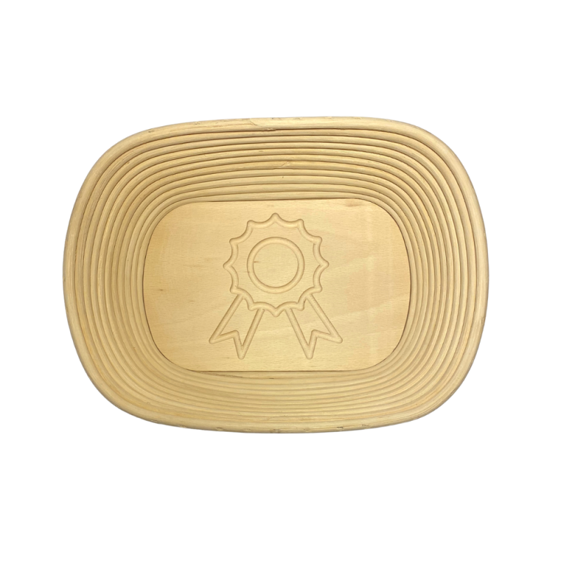 Oval Hævekurv "Rosette" - Perfekt til Bagning!