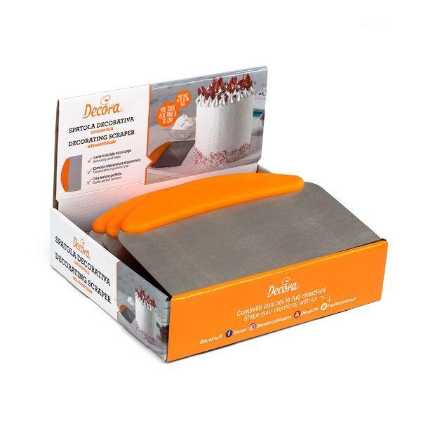 Høj Kageskraber i Rustfrit Stål - Uundgåeligt Bagerværktøj!