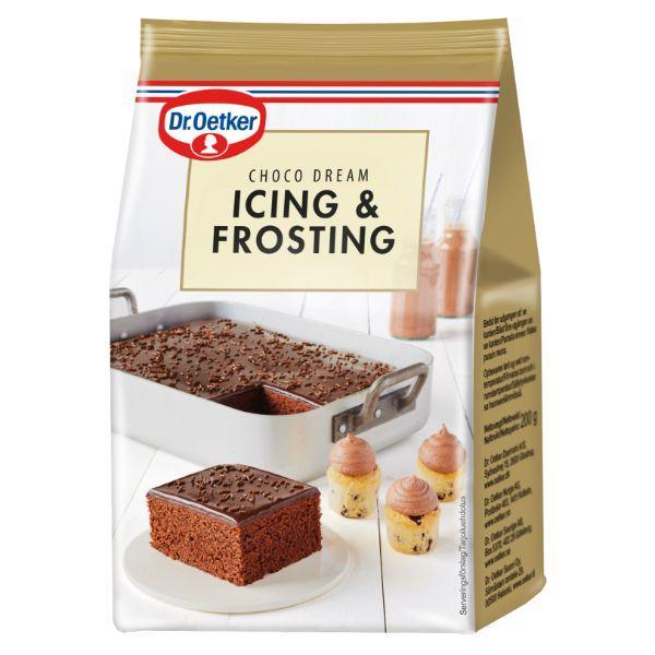 Chokolade Icing Frosting Dr. Oetker 190 g - Klar til brug