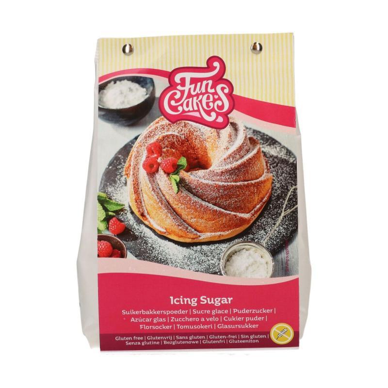 Glutenfri Icing Sugar 500 G fra FunCakes - Perfekt til bagning