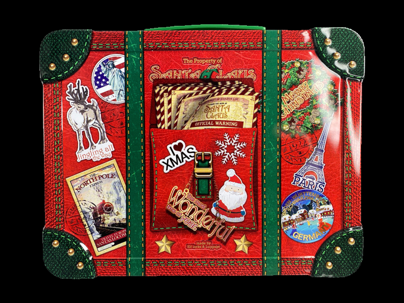 Julekagedåse i metal til opbevaring af småkager