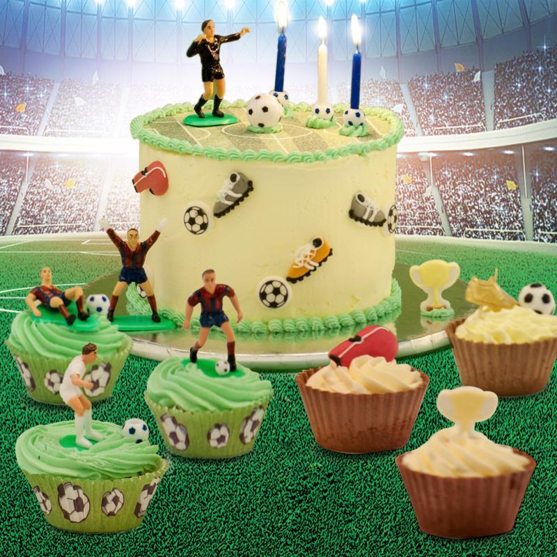 Fodbold Kagelys 12 Stk – Perfekt til Festen!