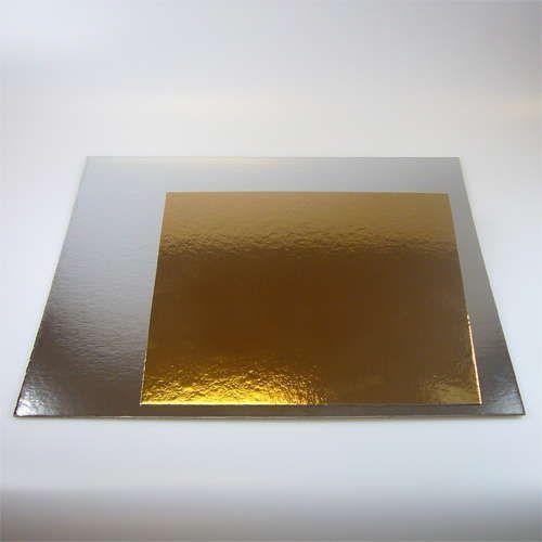 Elegant Kagepap i Sølv og Guld - 20 cm (3 stk)