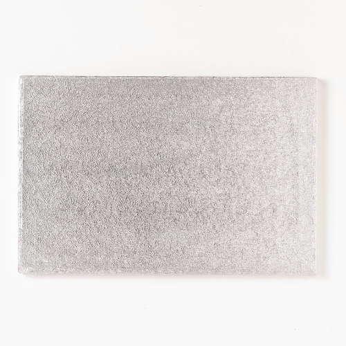 Rektangulær Kageplade i Sølv - 40,5x30,5 cm - 1 Stk