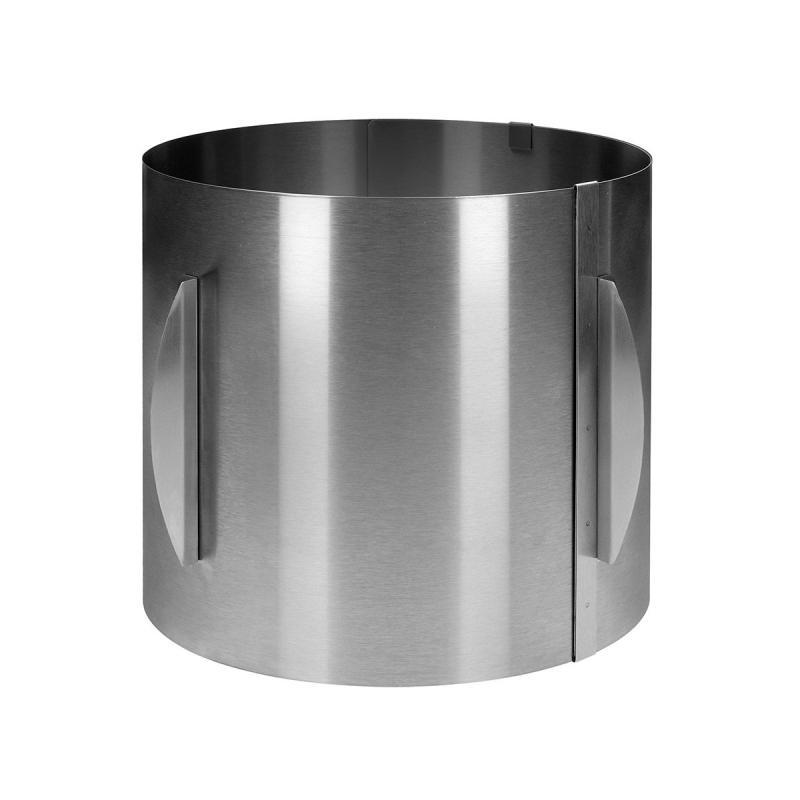 Justerbar Kagering i Rustfrit Stål – Perfekt til Lagkager!