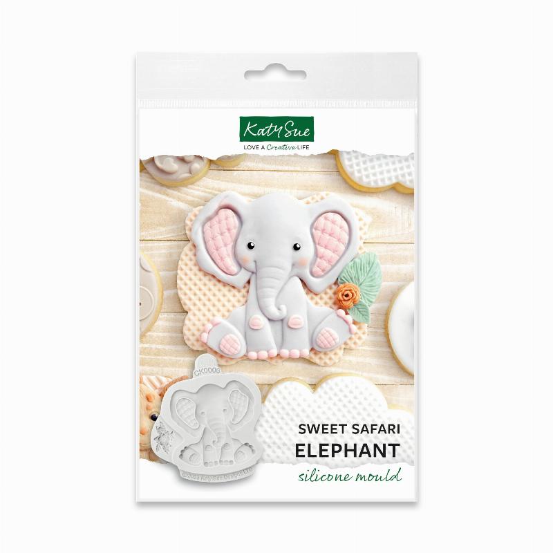 Katy Sue Silikoneform - Sød Elefant til Bagning