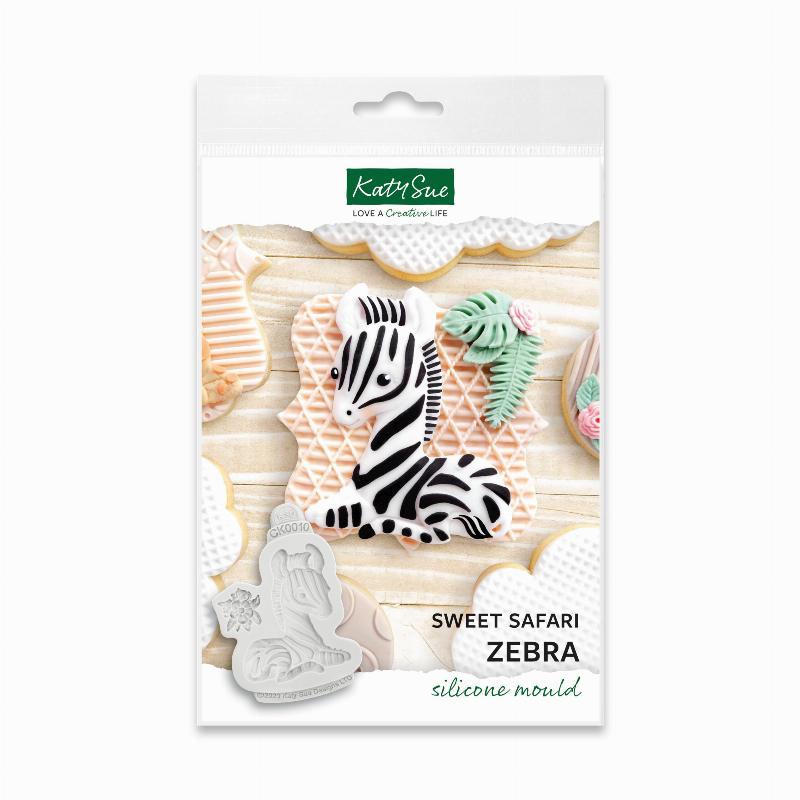 Katy Sue Sweet Safari Zebra Silikone Bagetilbehør
