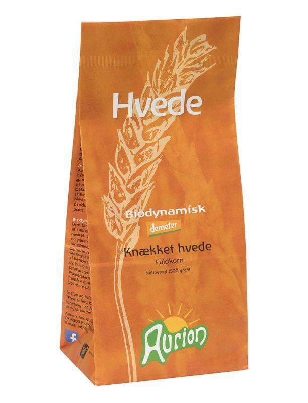 Biodynamiske Knækket Hvedekerner Aurion 1,5 kg - Kvalitet