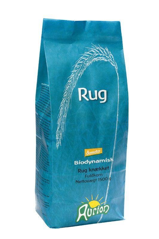 Knækket Rug - Aurion 1,5 kg Biodynamisk Mel på Tilbud!